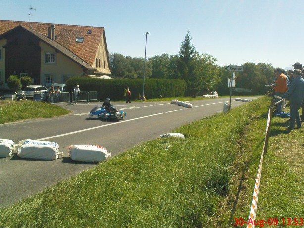 The chicane, to keep the speed below GP standards.