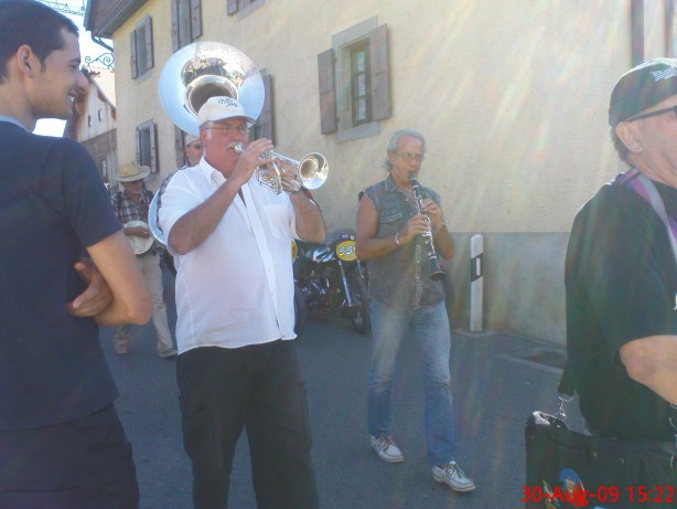 The local band adds to the local audio mayhem