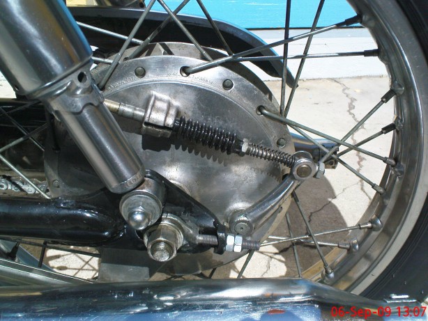 Rear brake cable fitment