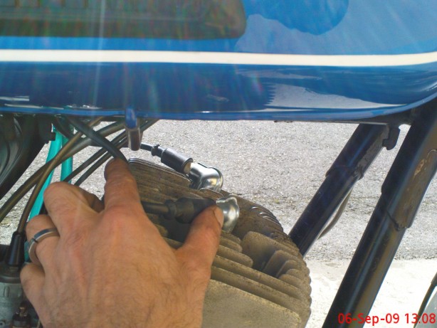 Brackets for an air pump.