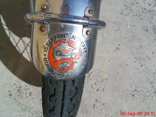 This ones' been to the Elephant Rally in 1972(?)