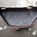 Hairline crack at bottom mount