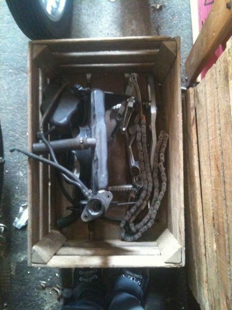 The rad can also fit a RD 350 YPVS, improves cooling capacity by 100%